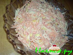 Салат из сельдерея с морковью