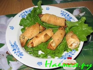 Рыбные рогалики с необычным тестом Рыбные рогалики с необычным тестом