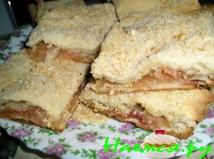 Пирог яблочный, посыпанный крошкой Пирог яблочный, посыпанный крошкой