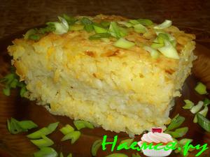 Рыбно-рисовая запеканка "Воздушная"