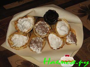 Трубочки с белково-заварным кремом