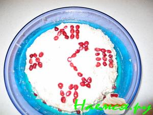 Салат "Часы" Салат "Часы"