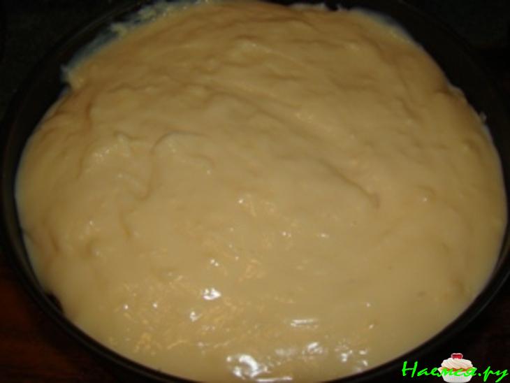 Шарлотка с пудингом