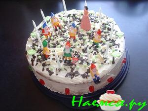 Tорт "Белоснежкa и 7 гномиков"