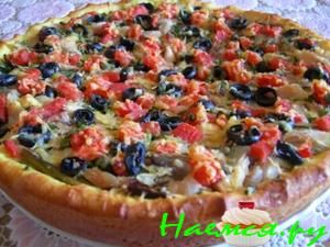 Пицца с тунцом Пицца с тунцом
