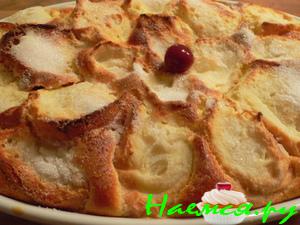 Вишневая запеканка с ванилью