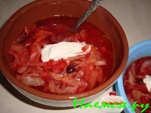 Вегетарианский борщ