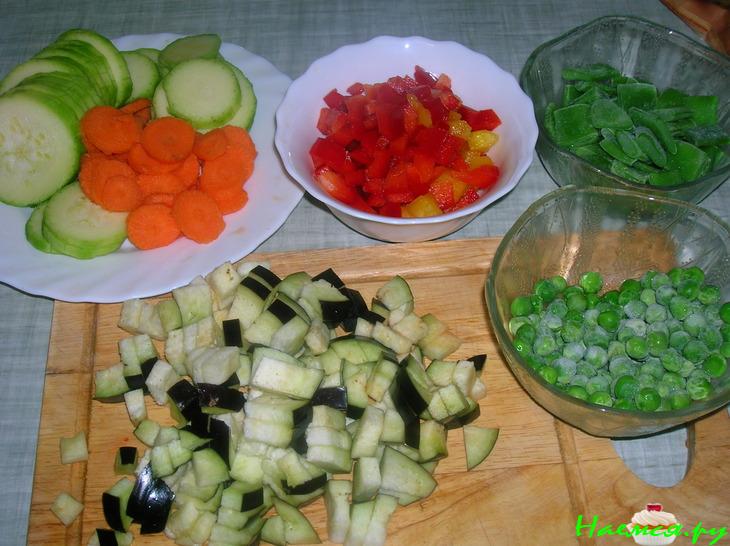 Кускус с весенними овощами или мое первое знакомство с кускусом