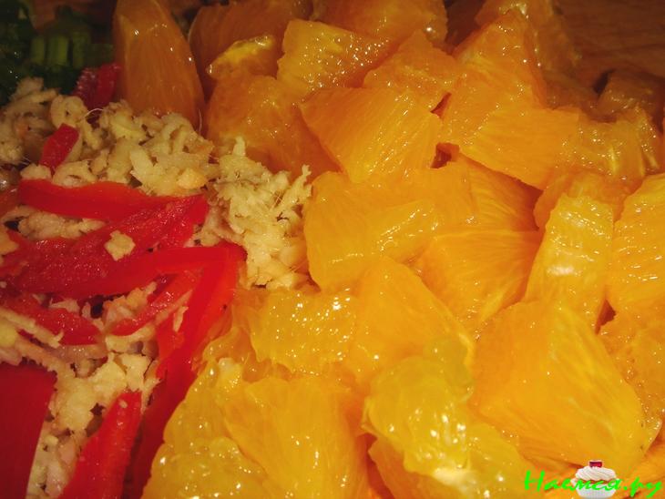 Куриная печень "цитрусовая"