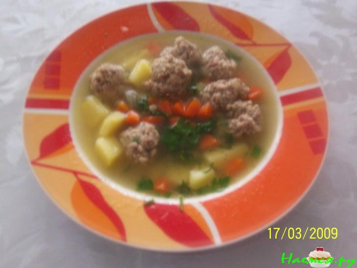 Любимый суп с фрикадельками