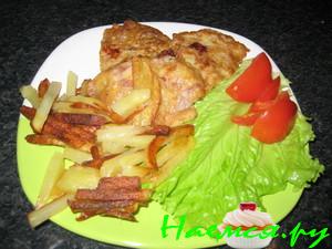 Шницель по-министерски Шницель по-министерски