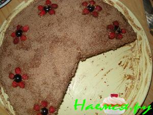 Торт "Чёрный принц" со сгущенкой