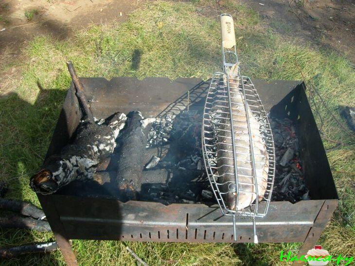 Окунь на углях