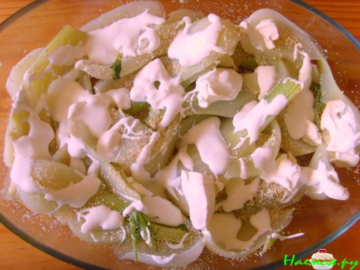 Запеканка из фенхеля
