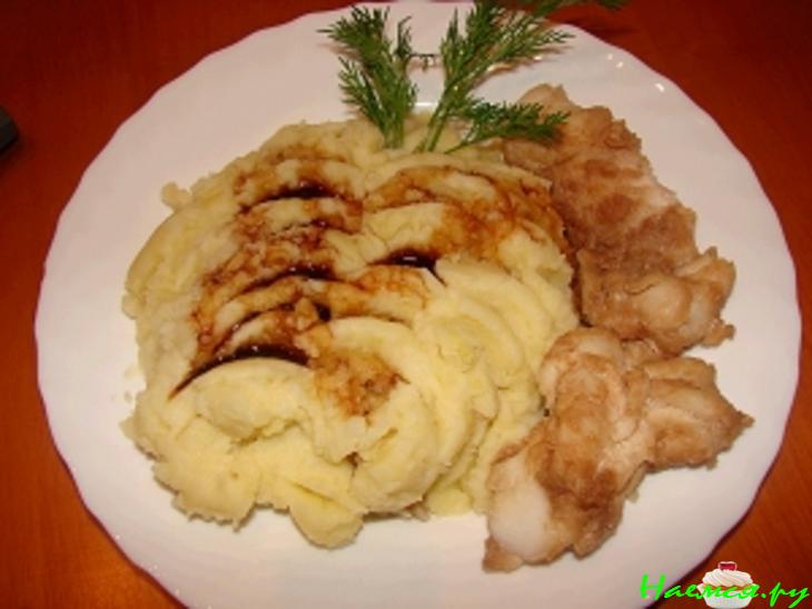 Треска замаринованная и приготовленная на пару