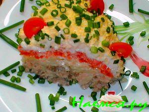 Классический салат "Мимоза" Классический салат "Мимоза"