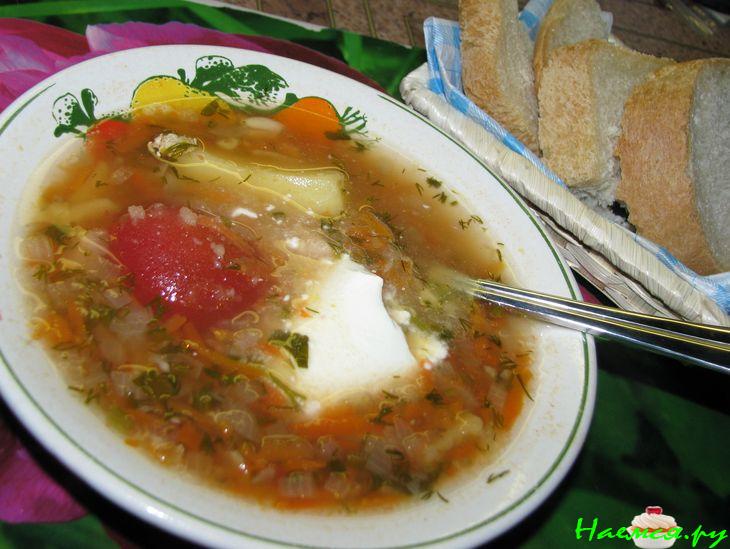 Суп с томатами в собственном соку Суп с томатами в собственном соку