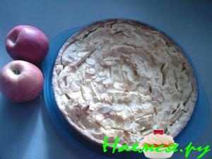 Пирог "Яблоки в сливках" Пирог "Яблоки в сливках"