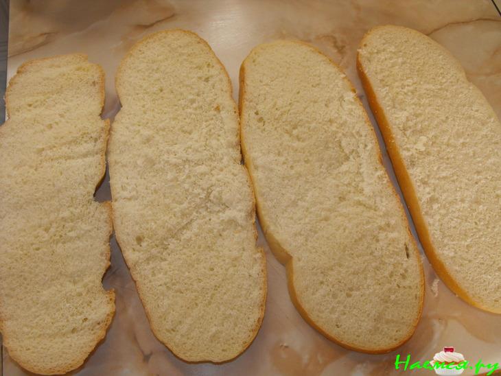 Закуска на багете "Светофор"