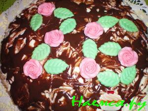 Торт "Зебра" с кремом на сгущенке Торт "Зебра" с кремом на сгущенке