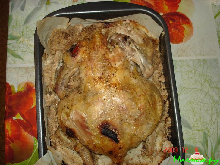Курица в соли (способ приготовления) Курица в соли (способ приготовления)