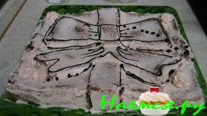 Торт из Фасоли с вишневым кремом