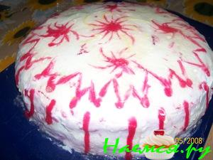 Малиновый тортик