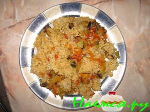 Плов с мидиями