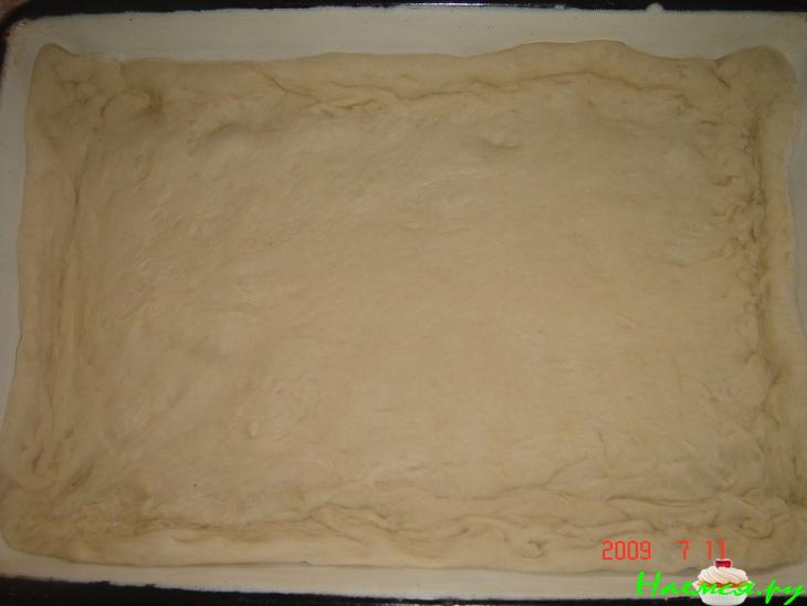 Пирог с творогом и джемом