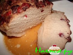 Мясо, запечённое с клюквой Мясо, запечённое с клюквой