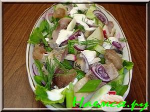 Салат "Морская песня"