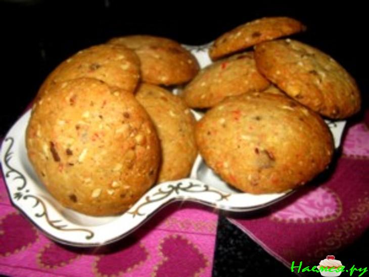 Печенье с белым шоколадом, ореxами и кокосовой стружкой Печенье с белым шоколадом, ореxами и кокосовой стружкой