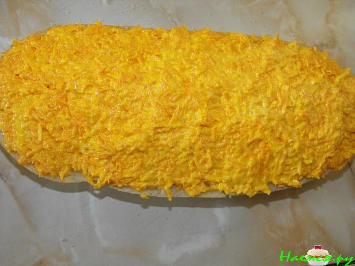 Закуска на багете "Светофор"