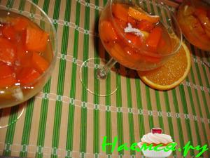 Тыква десертная с апельсином и ванилью