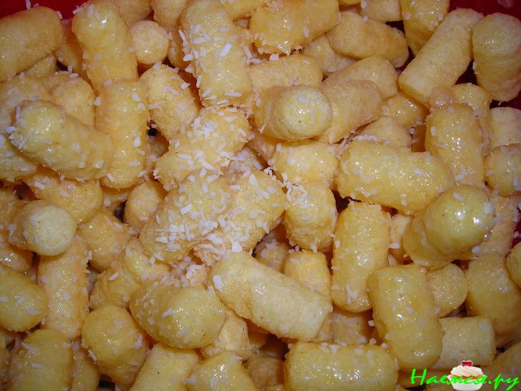 Чак-чак из кукурузных палочек