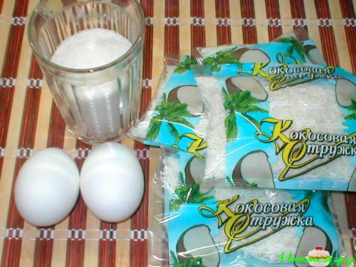 Кокосовые пирожные Кокосовые пирожные