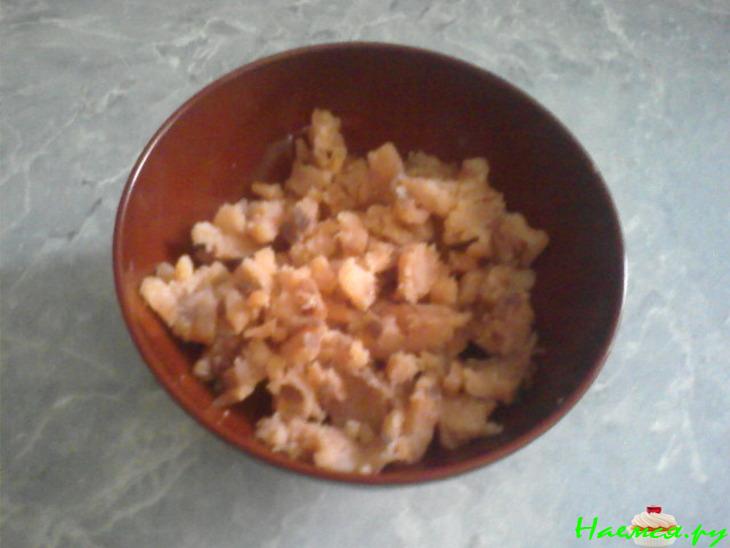 Трубочки соленые (для него) с копченой рыбкой