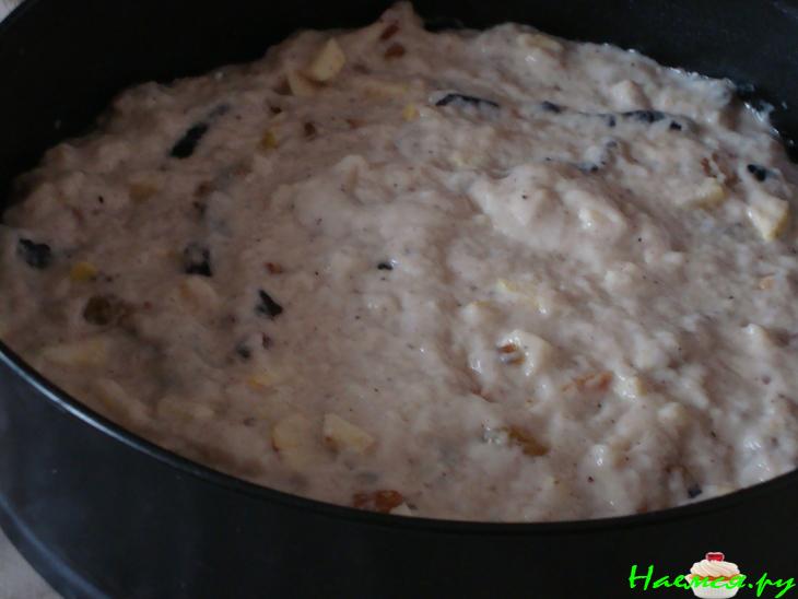 Постный пирог с сухофруктами - дубль 2 Постный пирог с сухофруктами - дубль 2