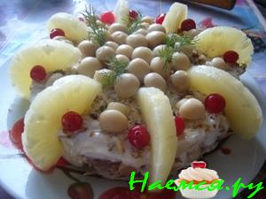 Ананасовый салат Ананасовый салат