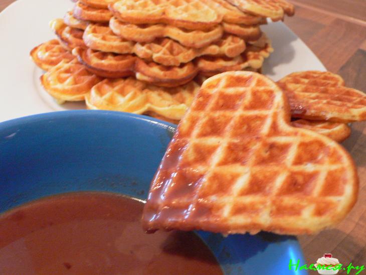 Банановые вафли