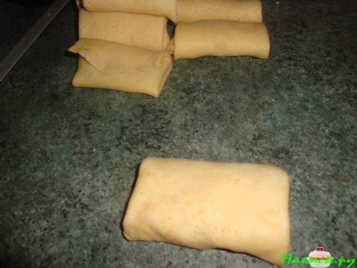 Хрустящие блинчики с мясом Хрустящие блинчики с мясом