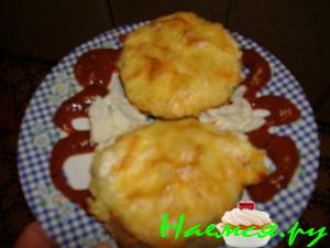 Рыбка под шубкой из сырной корочки