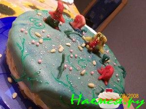 Торт бисквитный "Губка Боб"