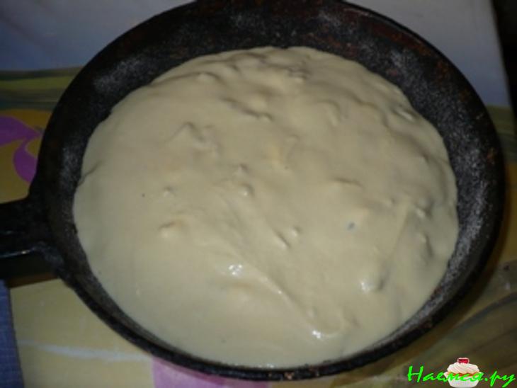 Пирог с капустой "Нежность" (заливной)