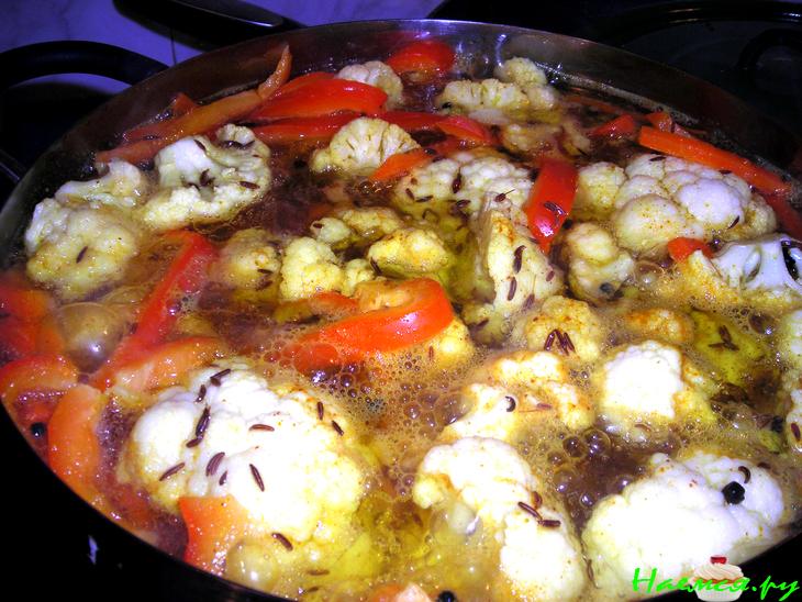 Закуска из цветной капусты в маринаде Закуска из цветной капусты в маринаде