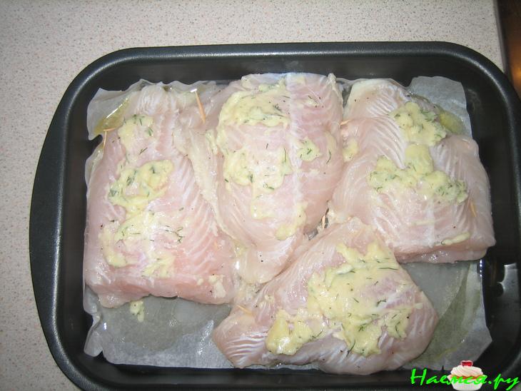 Рыбные конвертики с креветками Рыбные конвертики с креветками