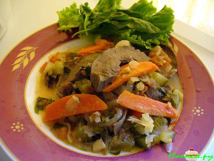 Тушеное сердце