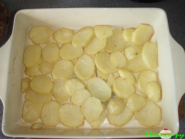 Красная рыба запечённая