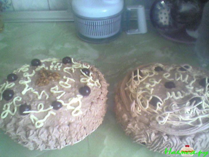 Торт 'Вишнево-шоколадно-ореховый'