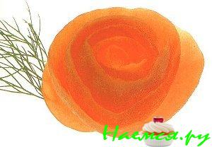 Цветы из помидор